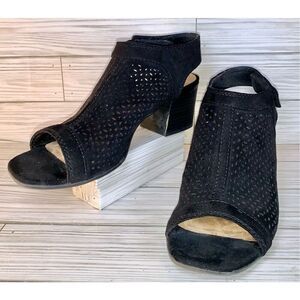 Sonoma Lina Black Block Heel ankle Booties S:9M